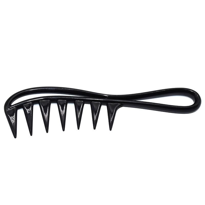 Wide Tooth Shark Plastic Comb Detangler Curly Hair Salon Hairdressing Comb Massage for Hair Styling Tool for Curl Hair