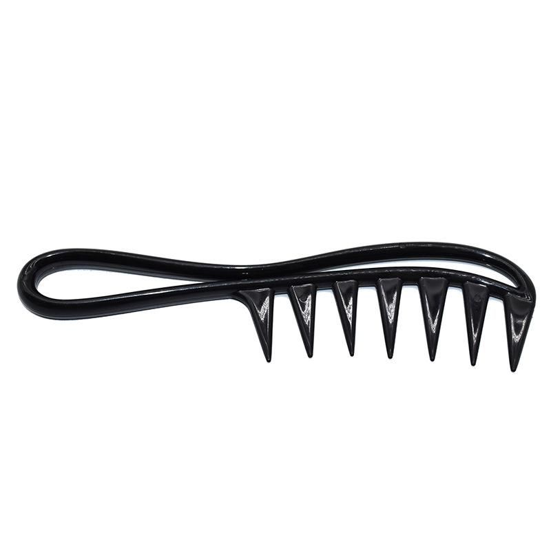 Wide Tooth Shark Plastic Comb Detangler Curly Hair Salon Hairdressing Comb Massage for Hair Styling Tool for Curl Hair
