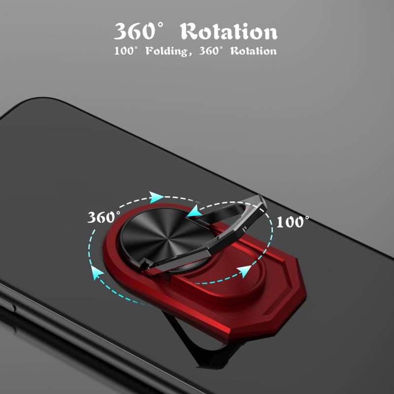 Metal Mobile Phone Socket Holder Luxury SamrtPhone Holder Bracket Finger Ring Holder For Iphone 11 Pro Max Xs Max X Xr 8 7 Plus