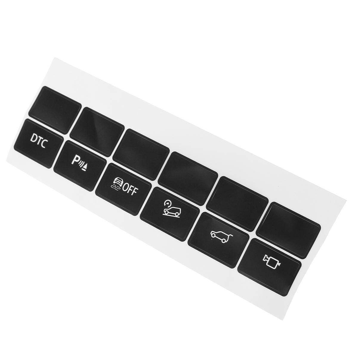 Replacement Dash Button Repair Stickers DTC Traction Control For 2007-13 BMW X5
