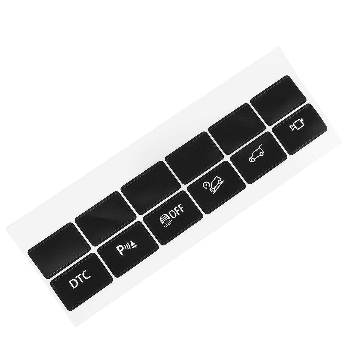 Replacement Dash Button Repair Stickers DTC Traction Control For 2007-13 BMW X5