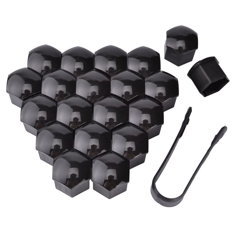 Espeeder 20pcs 17mm Wheel Nut Bolt Head Cover Cap Bolt Caps