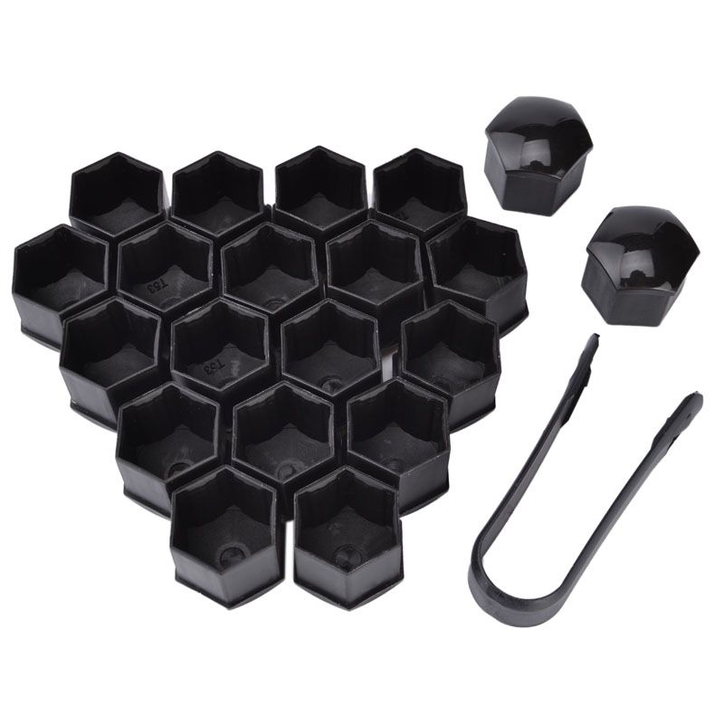Espeeder 20pcs 17mm Wheel Nut Bolt Head Cover Cap Bolt Caps