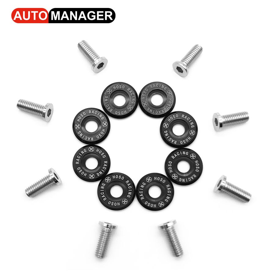 Fender Washer Jdm Style Fit Any 6mm Hole Bumpers Engine Up
