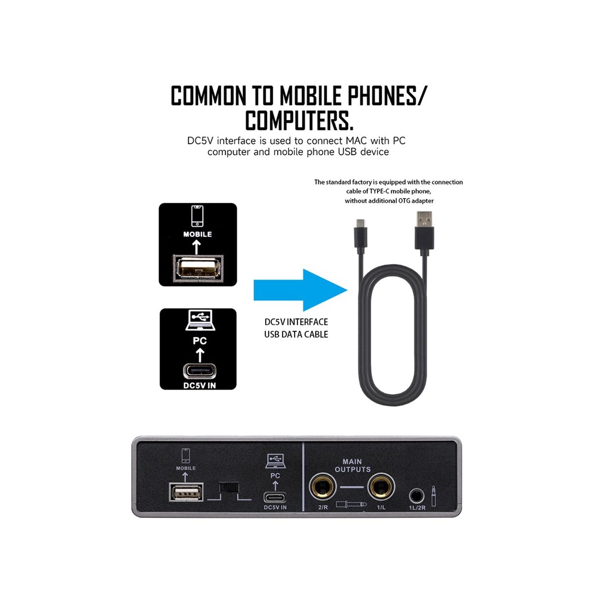 Q16 Professional Microphone Recording Sound Card