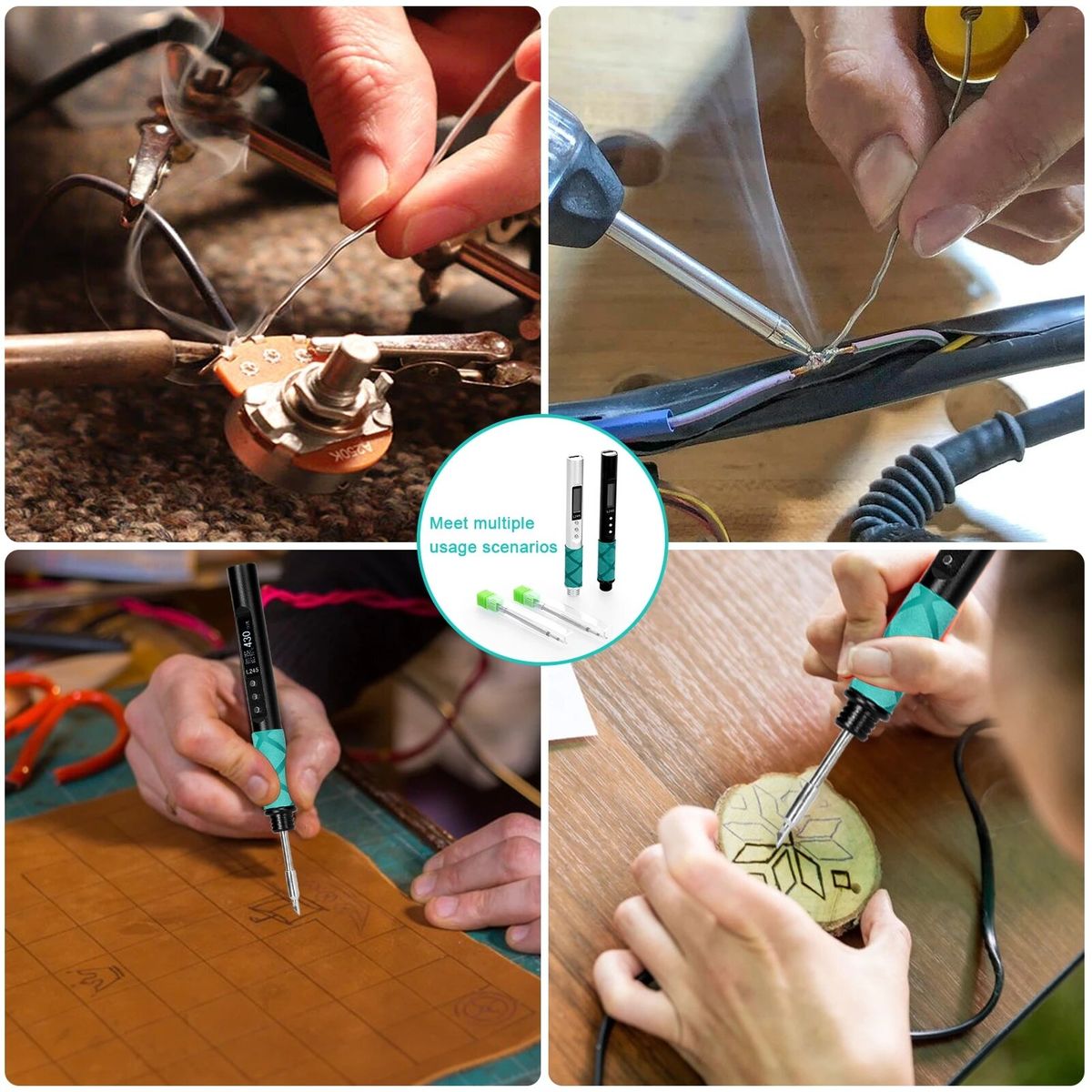 65W L245 Electric Soldering Iron Power Supplying Aluminum