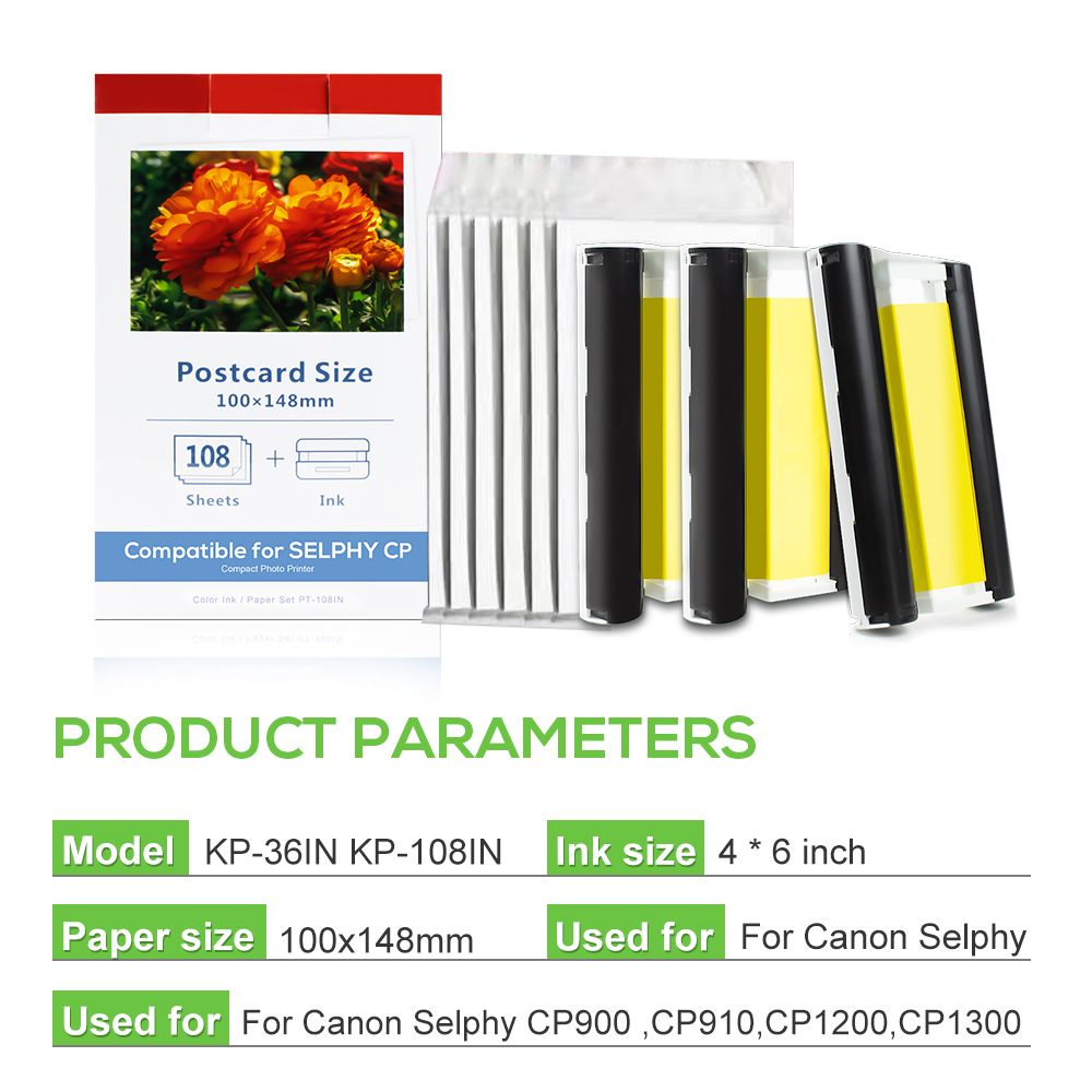 Ecowell 6 Inch Color Ink Cassette Kp 108in Kp 36in