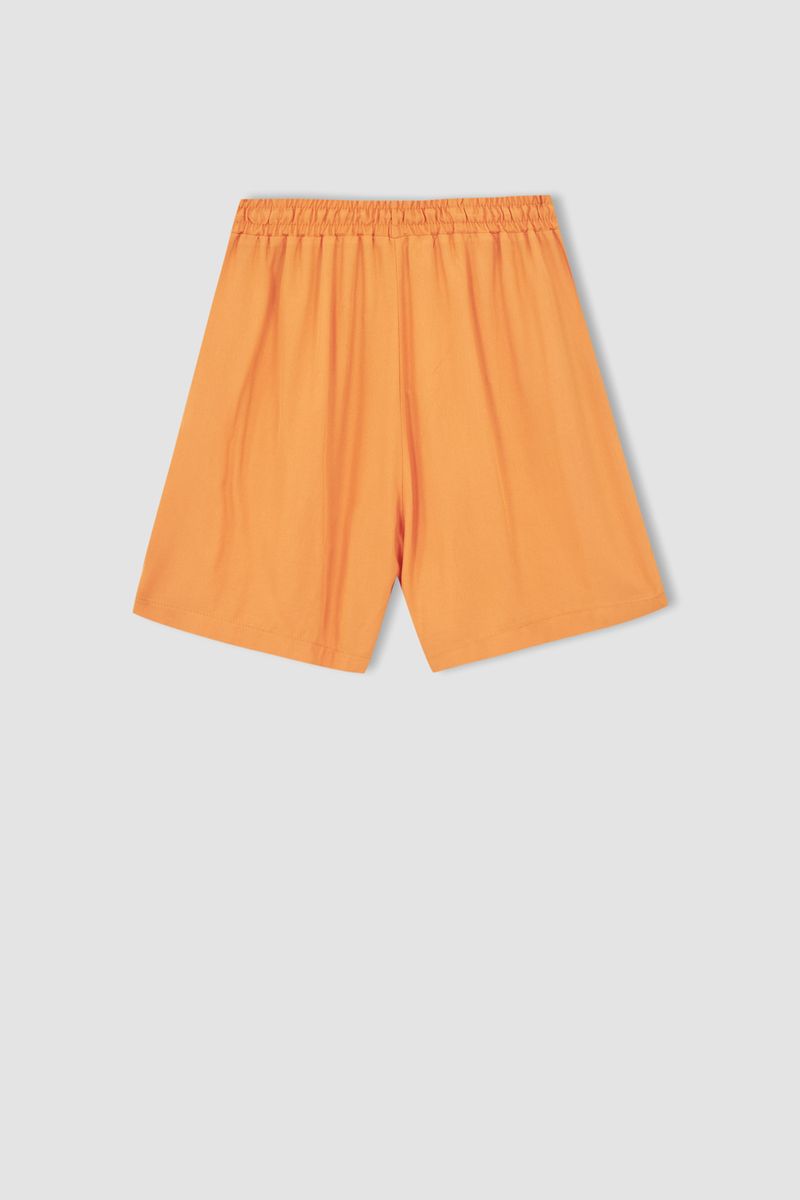 Woman Relax Fit Woven Short - Orange
