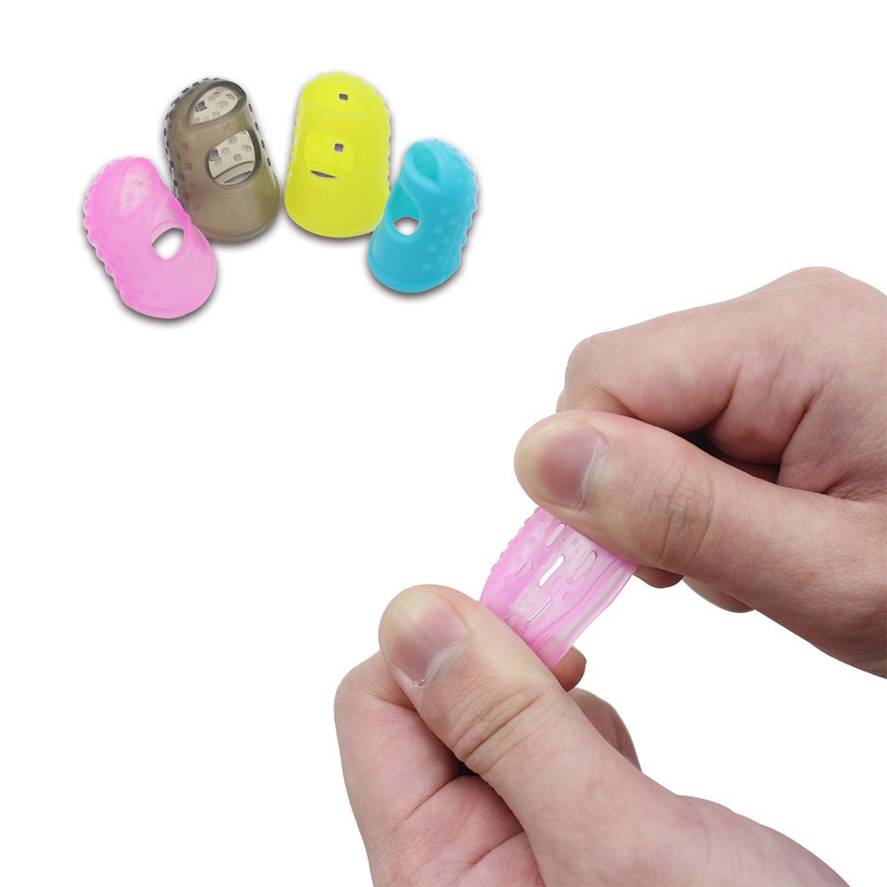 4 In 1 Flexible Fingertip Protectors Silicone Finger Guards