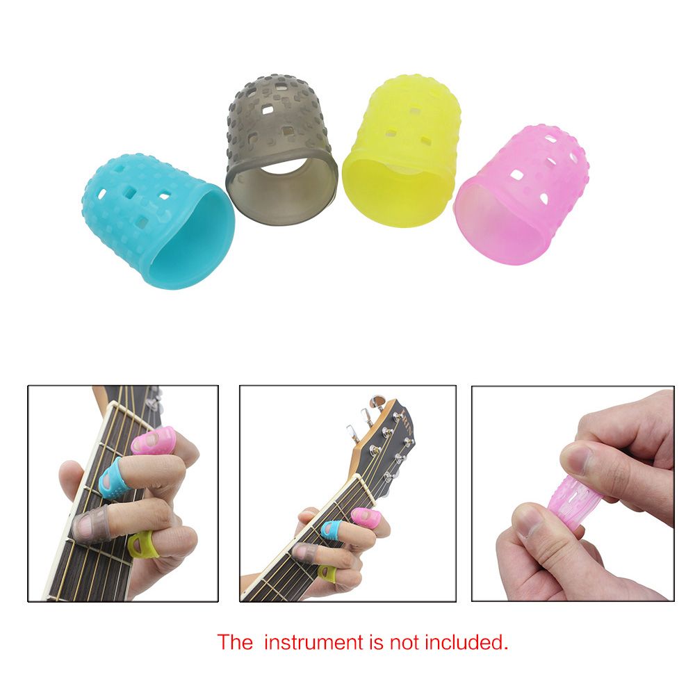 4 In 1 Flexible Fingertip Protectors Silicone Finger Guards