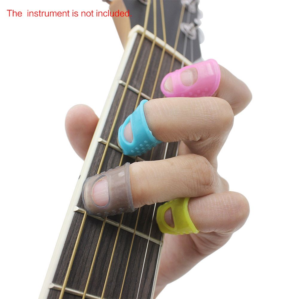 4 In 1 Flexible Fingertip Protectors Silicone Finger Guards