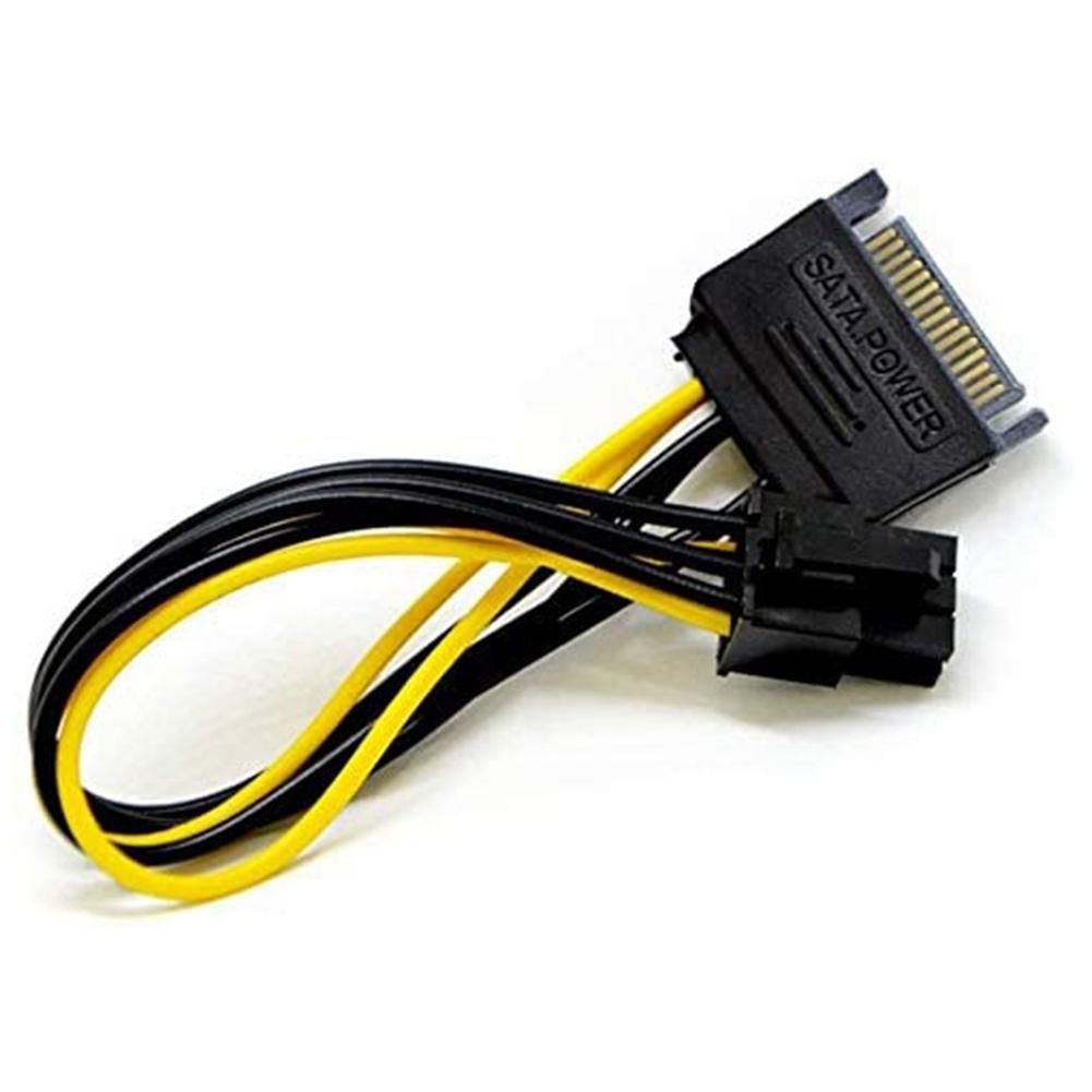 PCIe Dual Chip PCI-E 16X to 1X Powered Riser Adapter Card with USB 3.0 Extension Cable & 6 Pin PCI-E to SATA Power Cable