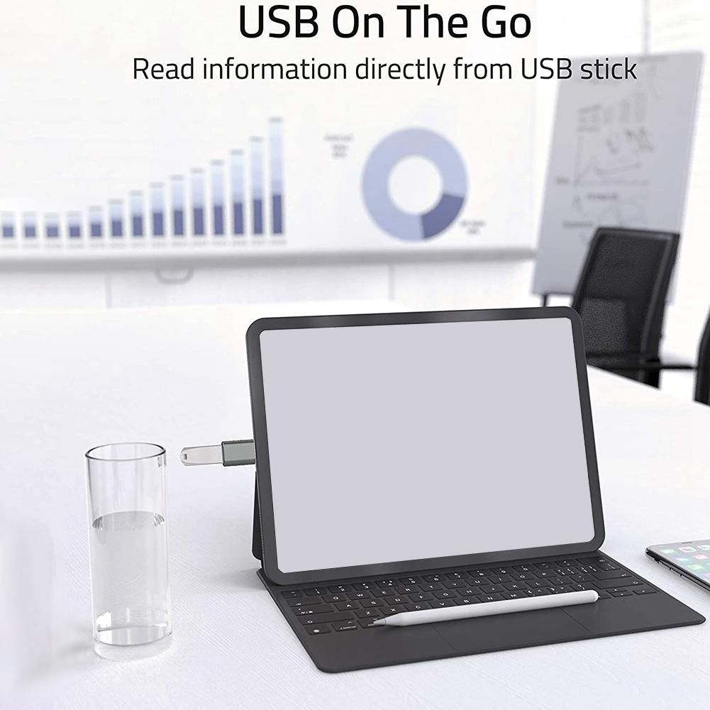 2 Pack USB C to USB Adapter, Syntech USB-C Male to USB 3.0 Female Adapter Compatible with for MacBook Pro After 2016