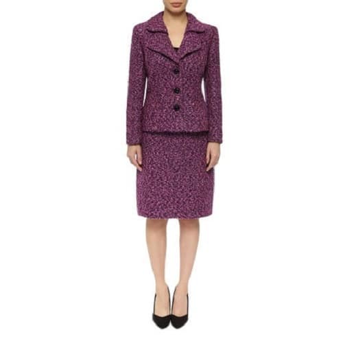 Boucle Boot Skirt - Purple