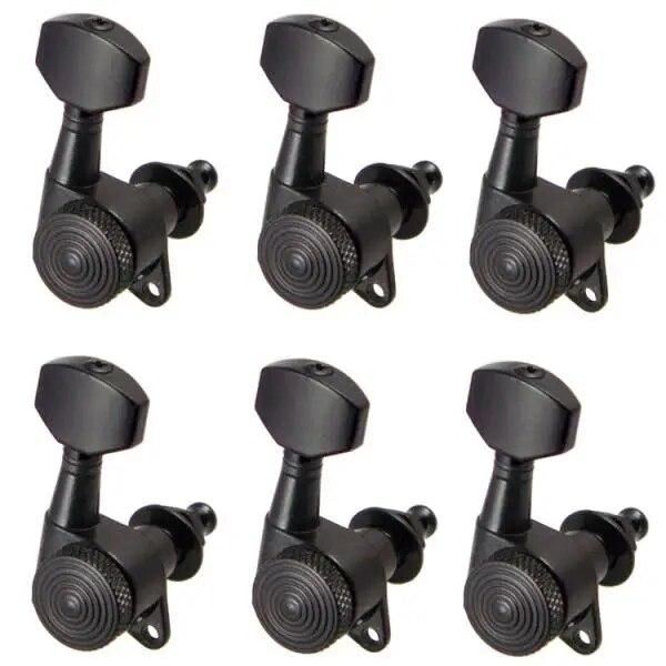 Pack of 6 Zinc Alloy Electric Guitar Machine Heads Sealed-gear 6R Musical Instrument Accessory