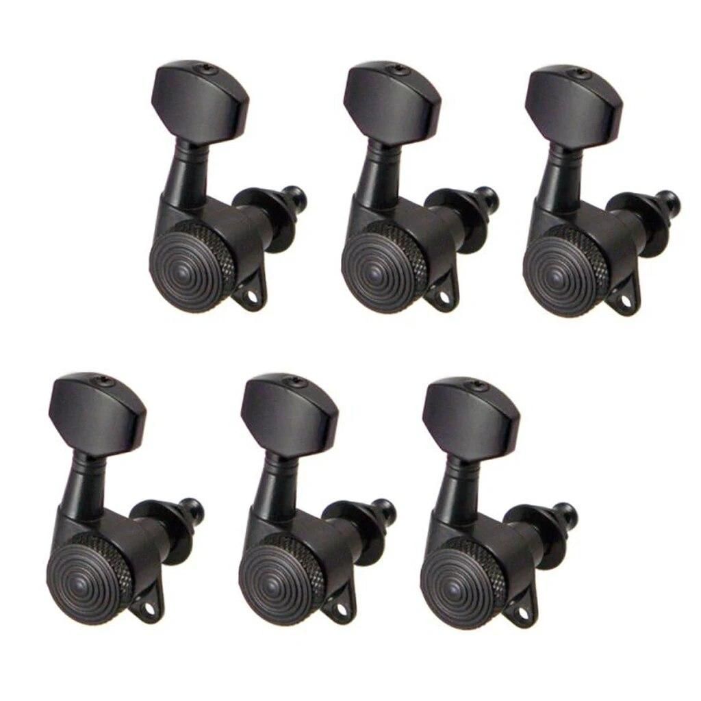 Pack of 6 Zinc Alloy Electric Guitar Machine Heads Sealed-gear 6R Musical Instrument Accessory