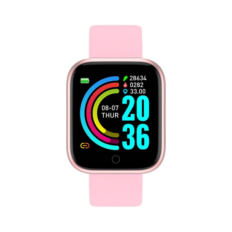 B57S 1.3inch IPS Color Screen Smart Watch IP67 Waterproof,Support Call Reminder /Heart Rate Monitoring/Blood Pressure Monitoring/Sleep Monitoring(Pink)