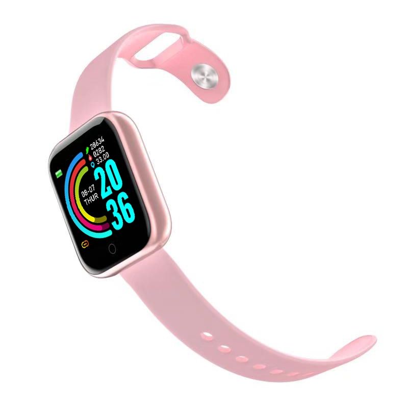 B57S 1.3inch IPS Color Screen Smart Watch IP67 Waterproof,Support Call Reminder /Heart Rate Monitoring/Blood Pressure Monitoring/Sleep Monitoring(Pink)