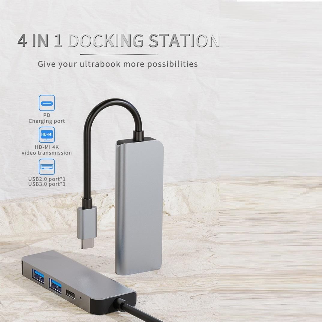 4in1  Docking Station For Notebook/tablet Mac/type-c