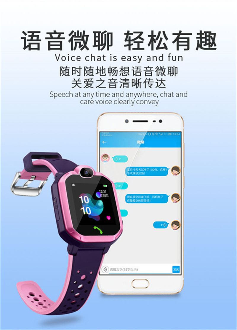 Kids SmartWatch With Sim Card And TF Card Dual Camera Wifi Watches