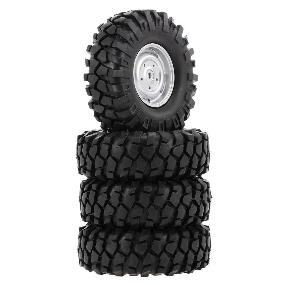 4PCS 1/10 RC Truck Buggy Tyre for 1/10 HSP Redcat Traxxas Axial SCX10 RC4WD D90 CC01 RC Rock Crawler