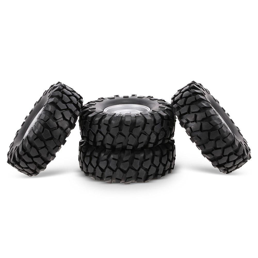 4PCS 1/10 RC Truck Buggy Tyre for 1/10 HSP Redcat Traxxas Axial SCX10 RC4WD D90 CC01 RC Rock Crawler