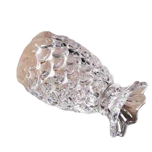 Juice Glass Heat Resistant Cocktail Glass Carved Pineapple Shape Cup Goldfish Scale Cup Beer Glass Home Bar Restaurant Water Cup