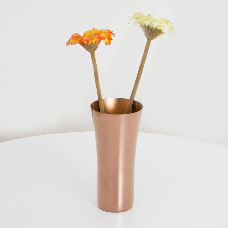 Stainless Steel Decorative Water Cup Flower Holder-Rose Gold