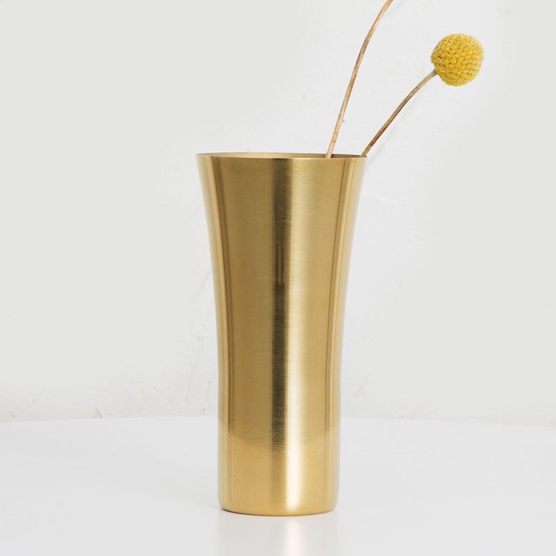 Stainless Steel Decorative Water Cup Flower Holder-Rose Gold