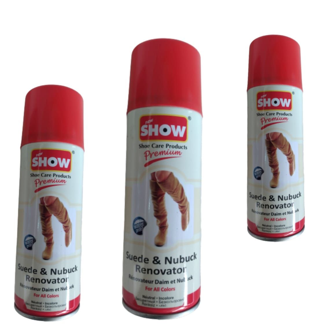 Suede Nubuck Renovator Neutral 3pcs