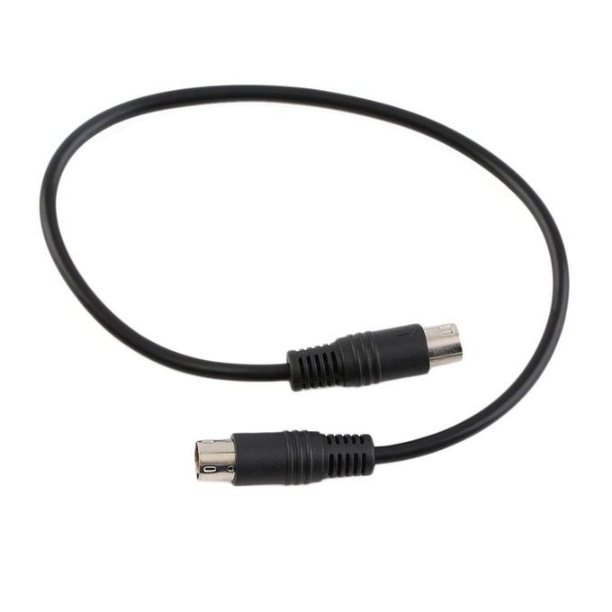 Bla K 9-PIN Mini TO 9-PIN Mini Din Signal  Able For Genesis 2 S Art  Able-Black