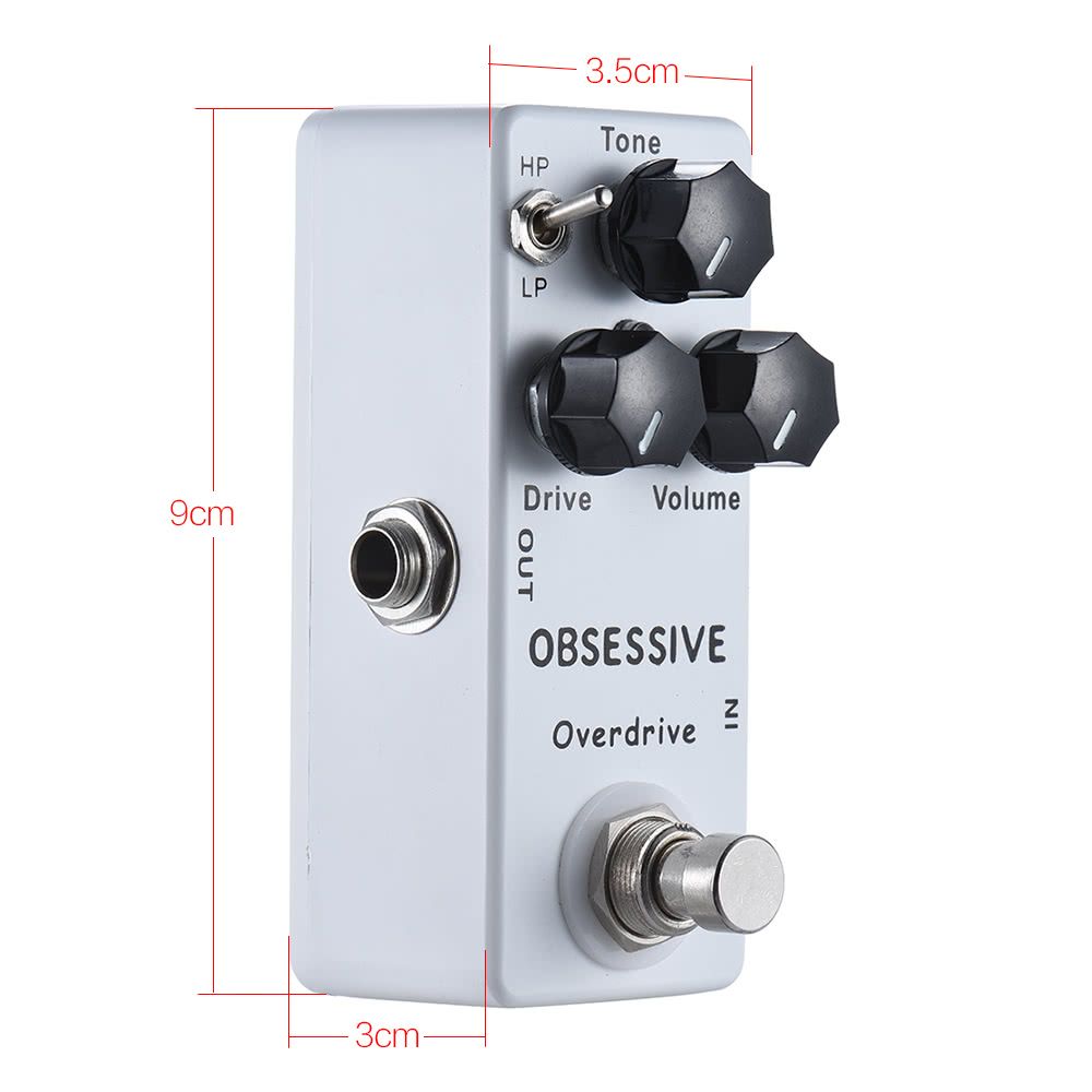 Mini Guitar Effect Pedal Obsessiver Compulsive Overdrive