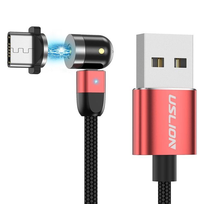 Magneti  Data  Able Magneti  Su Tion Magnet  Harger  Able  Harging  Able For IPhone For Android Type- -red-1M Line+type-c