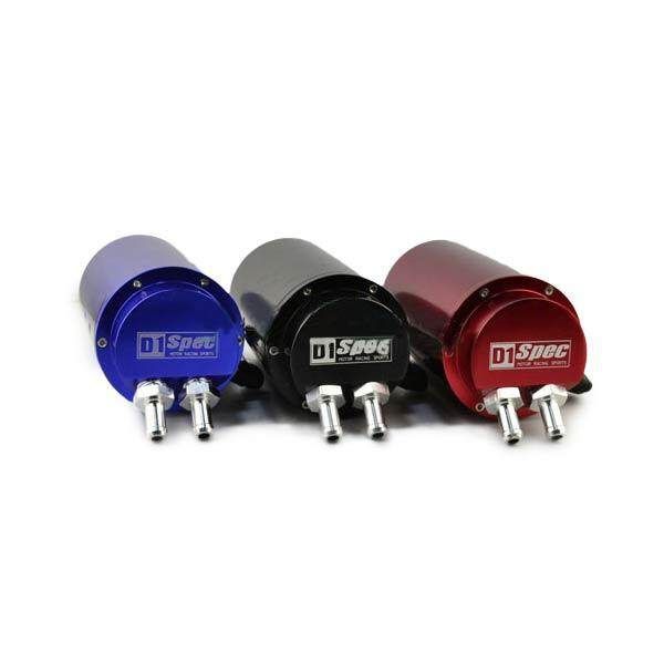 Universal Car Accessories D1 SPEC Racing Oil Catch Aluminum Tank Can #Black Black