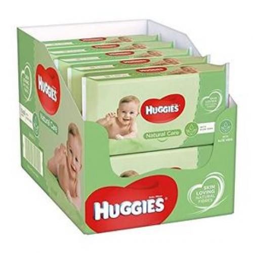 10 Packs Of Huggies Natural Care Baby Wipes-560 Count