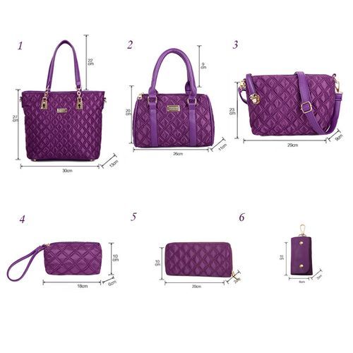 6-set Classic Bag-black