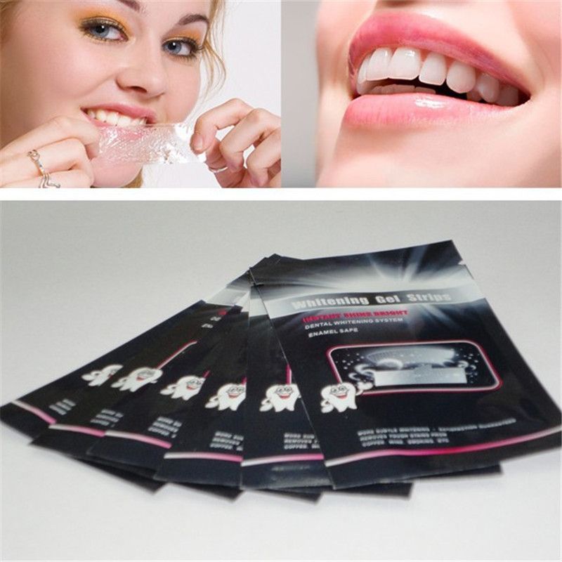 28 Pieces/lot 6% Hydrogen Peroxide Tooth Whitening Strips