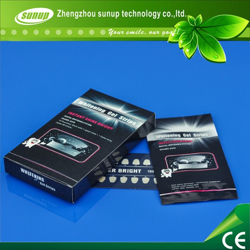 28 Pieces/lot 6% Hydrogen Peroxide Tooth Whitening Strips