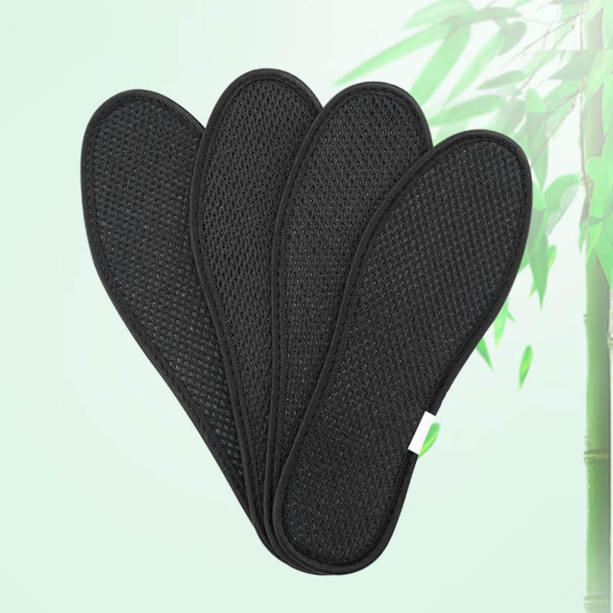 Pair Bamboo  Insoles Pad Shoe Liner Inserts Foot