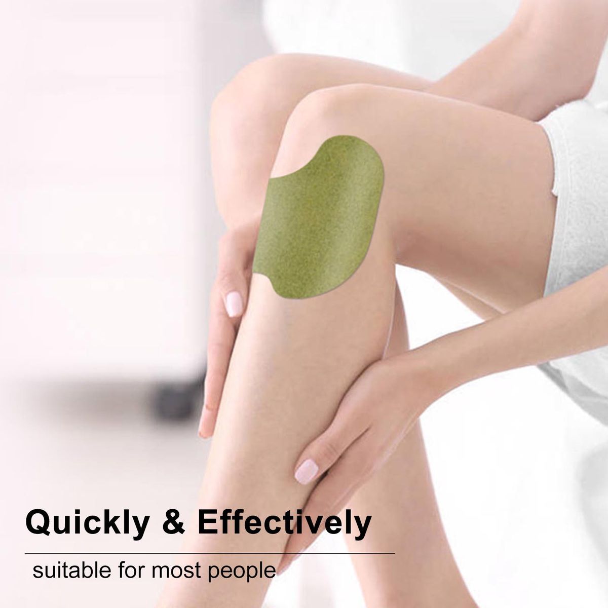 12Pcs Pain Relieving Patches for Back Knee Neck Shoulder Joint Body Pain Relief Non-woven Fabric Natural Plant Back Shoulder Neck Knee Patches Disposable