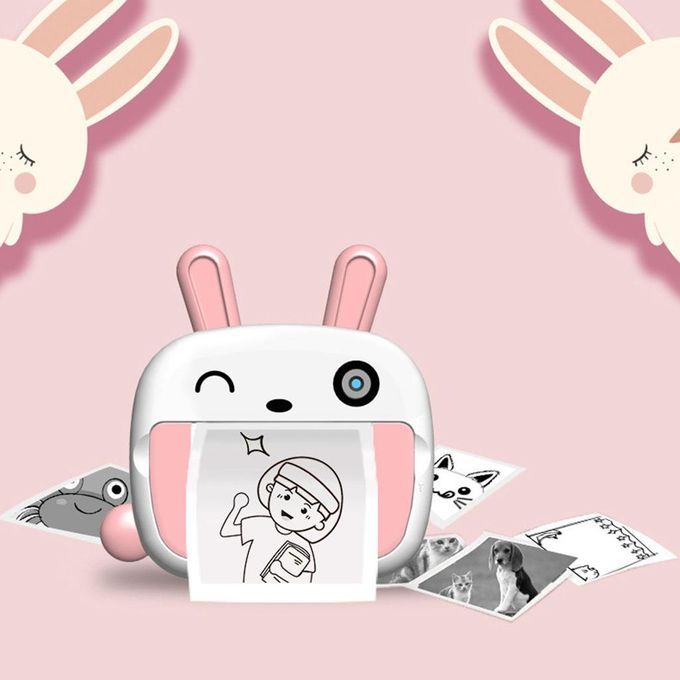 Instant Print Kids Digital Camera Mini WiFi Camera 800mAh For Pink