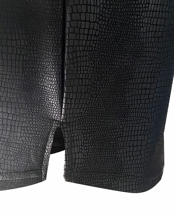 Noah Leather Patterned Tshirt