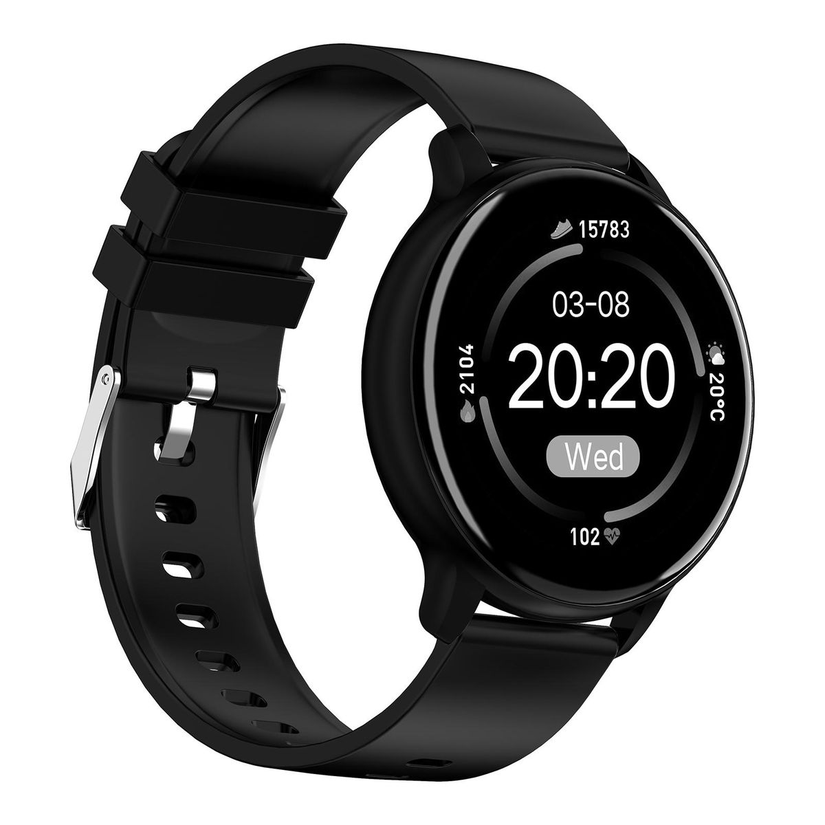 ZL27 Smart Bracelet 1.28 inch IPS Touchscreen Multiple Sports Modes/Pedometer/Heart Rate/Blood Pressure/Notifications Reminder
