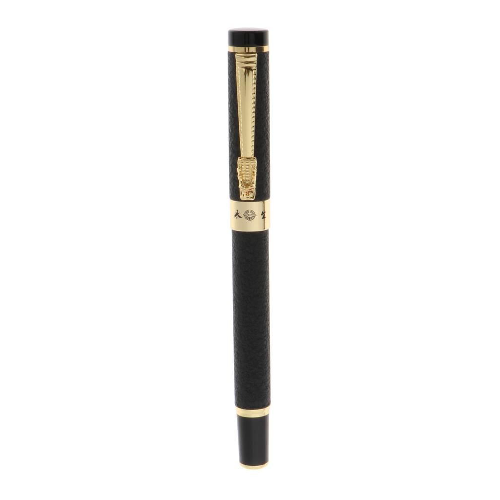 Fine Nib Fountain Pen Smooth Elegant Writing For Students Gifts Black