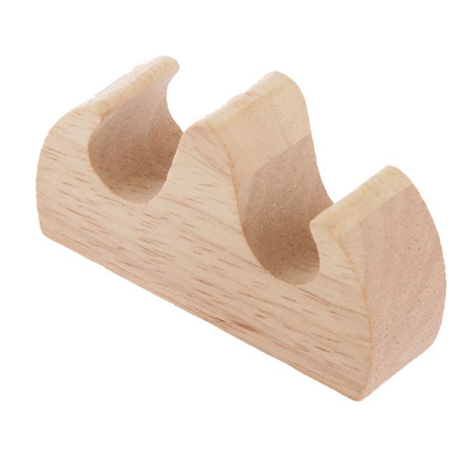 3pcs Wooden Pen Stand Writing Calligraphy Brush Pen Rest Office
