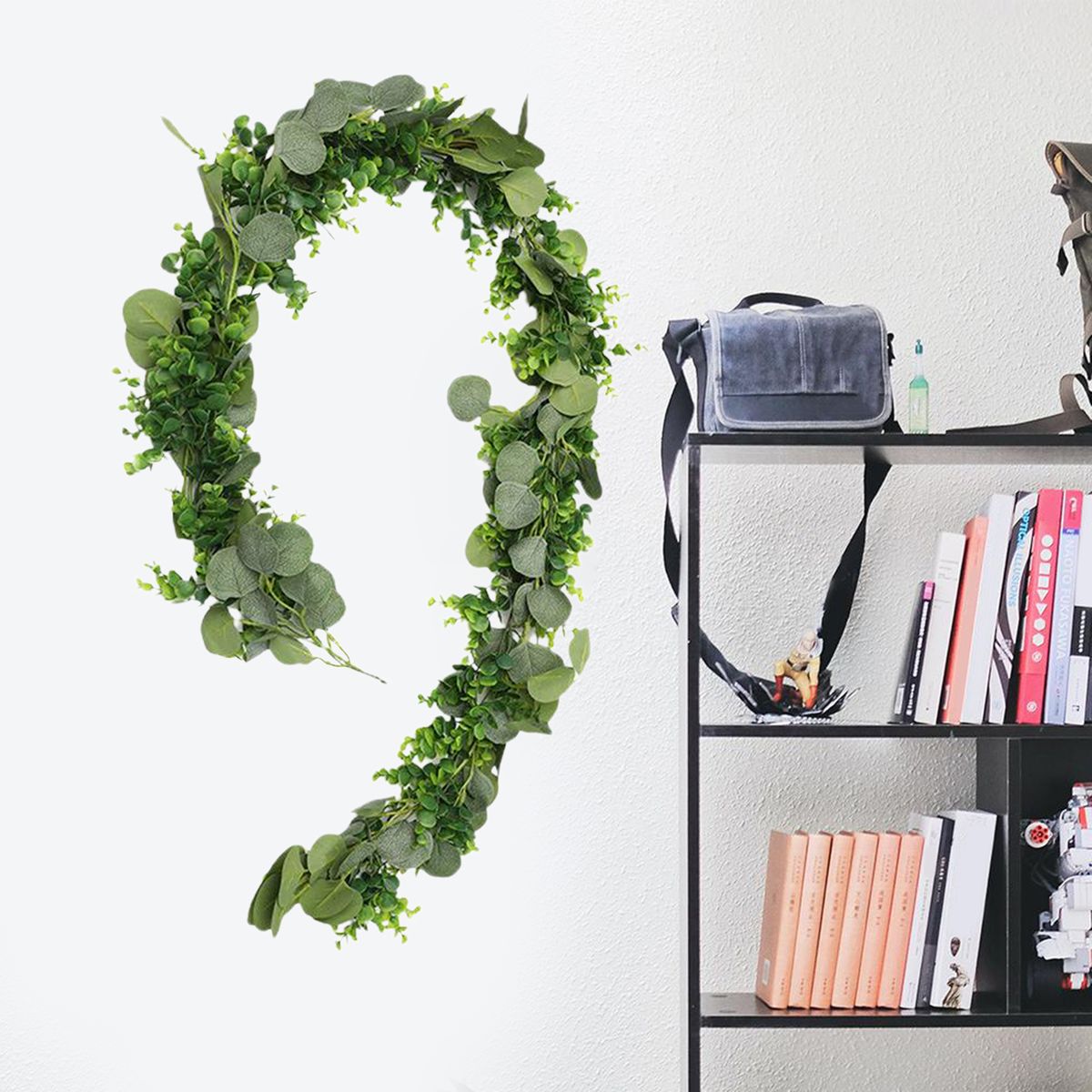 Artificial Rattan Wall  Leaf Garland Style 3