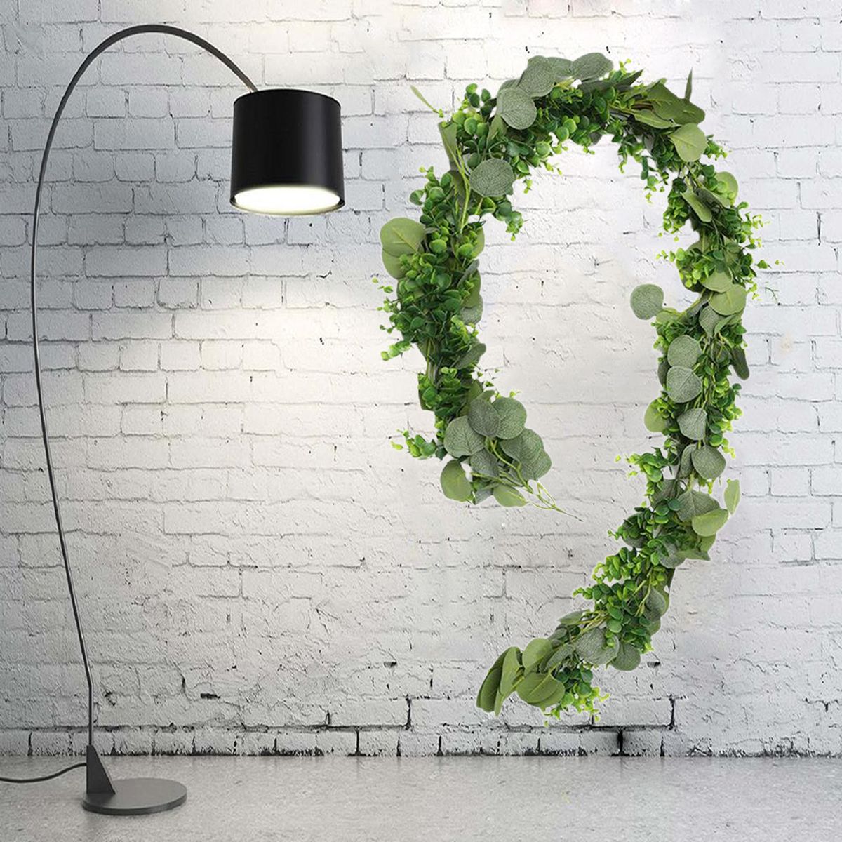 Artificial Rattan Wall  Leaf Garland Style 3