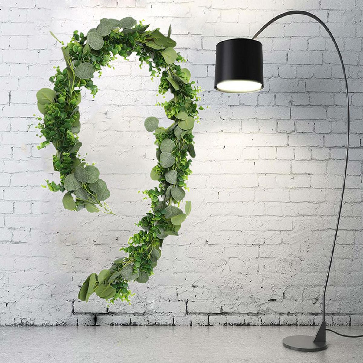 Artificial Rattan Wall  Leaf Garland Style 3