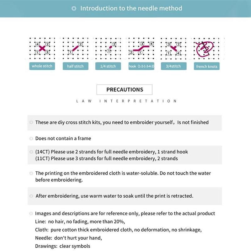 Kits Stamped for Embroidery Kits for Beginners