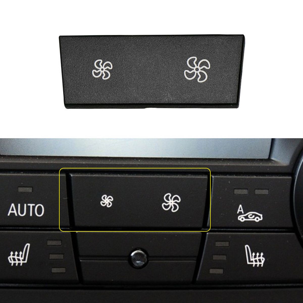 A/C Climate Control Panel Fan Speed Button Replacement For